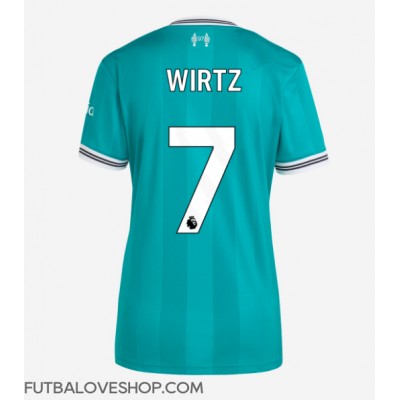 Dres Liverpool Florian Wirtz #7 Tretina pre Ženy 2025-26 Krátky Rukáv Dres Liverpool Florian Wirtz #7 Tretina pre Ženy 2025-26 Krátky Rukáv